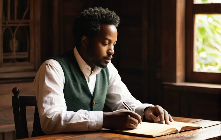 시에라리온 유명 인물 - Prompt 1: The Resilient Storyteller**