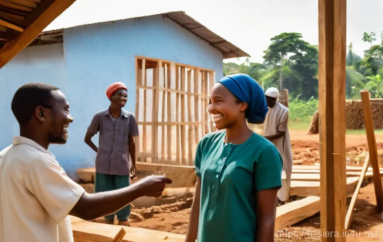 시에라리온 종교 분포 - **Prompt:** A vibrant street scene in Freetown, Sierra Leone, bustling with people during a joint ce...