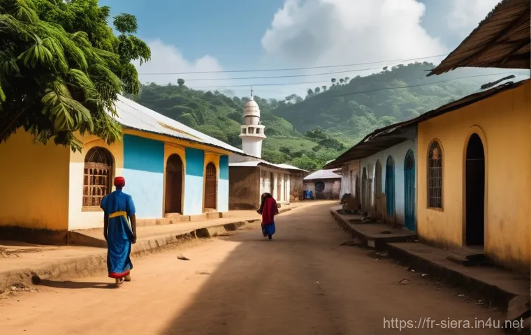 시에라리온 종교 분포 - **Prompt:** A heartwarming scene depicting interfaith cooperation on a community development project...